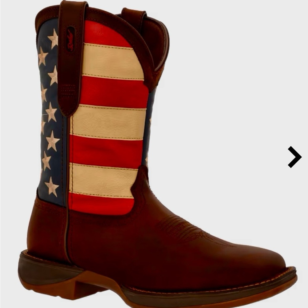 Like New Men’s Size 13D Durango Rebel Patriotic Flag Western Boots